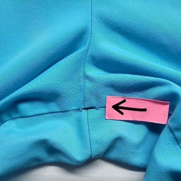 CHEROKEE Women’s Scrub Pants Plus Size 1XL Style 2074 Teal Stretch Waist - Picture 9 of 16